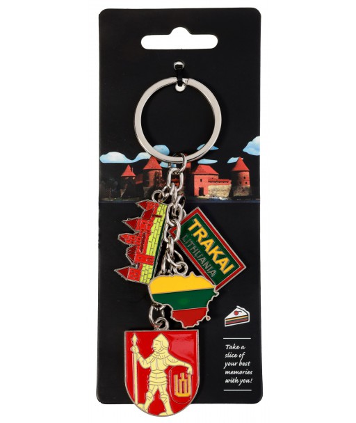 Four-Part Trakai Keychain
